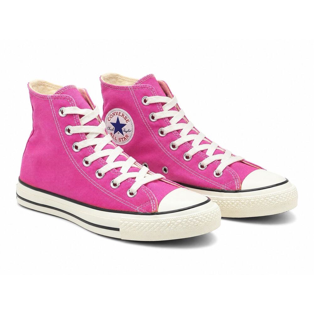 Vintage USA Made Converse Chuck Taylor All Star Pink High Top Sneakers Women 7.5